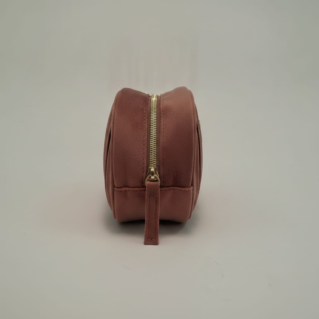 Necessaire in velluto con lettera - var 2