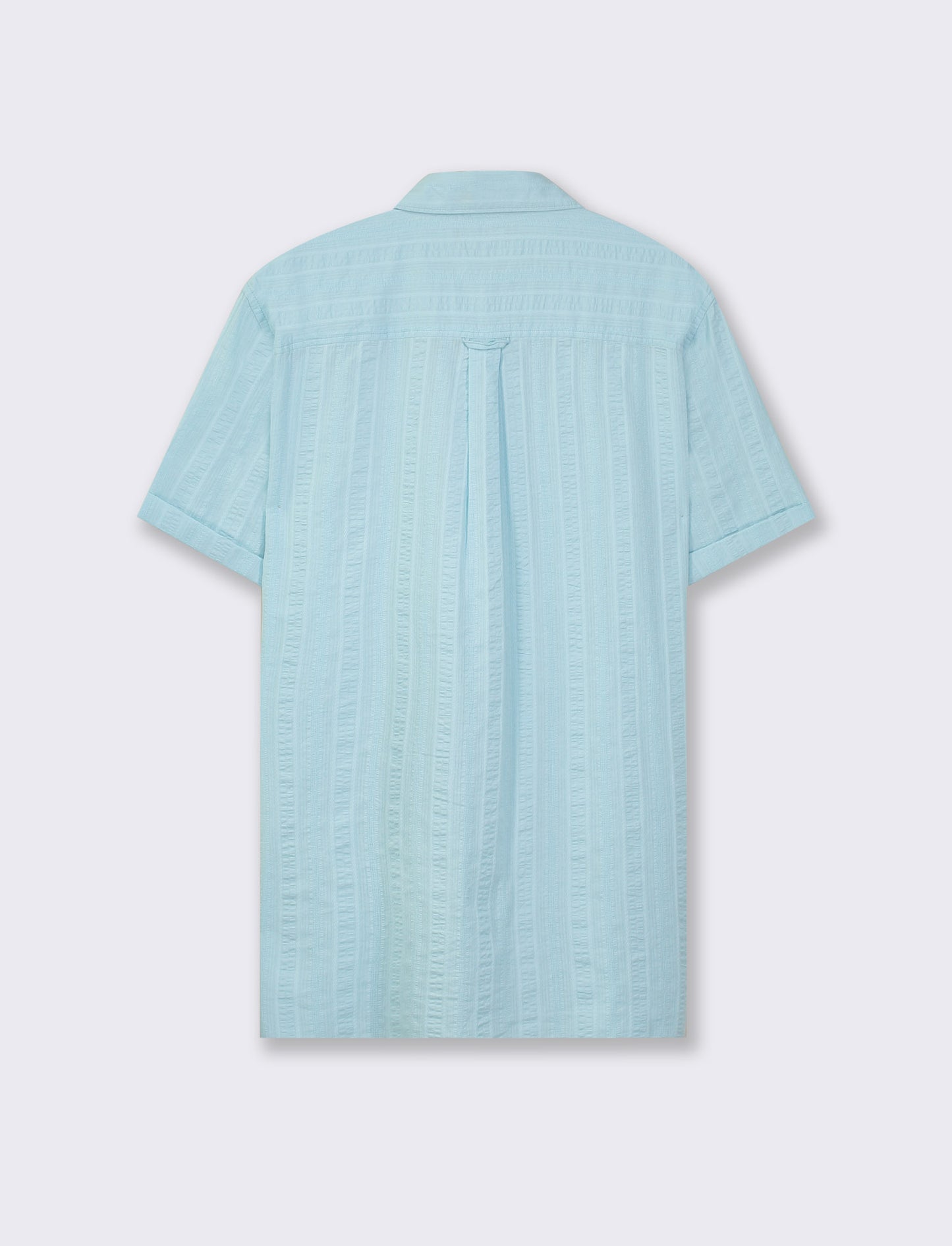 Camicia in tessuto ricamato - Verde