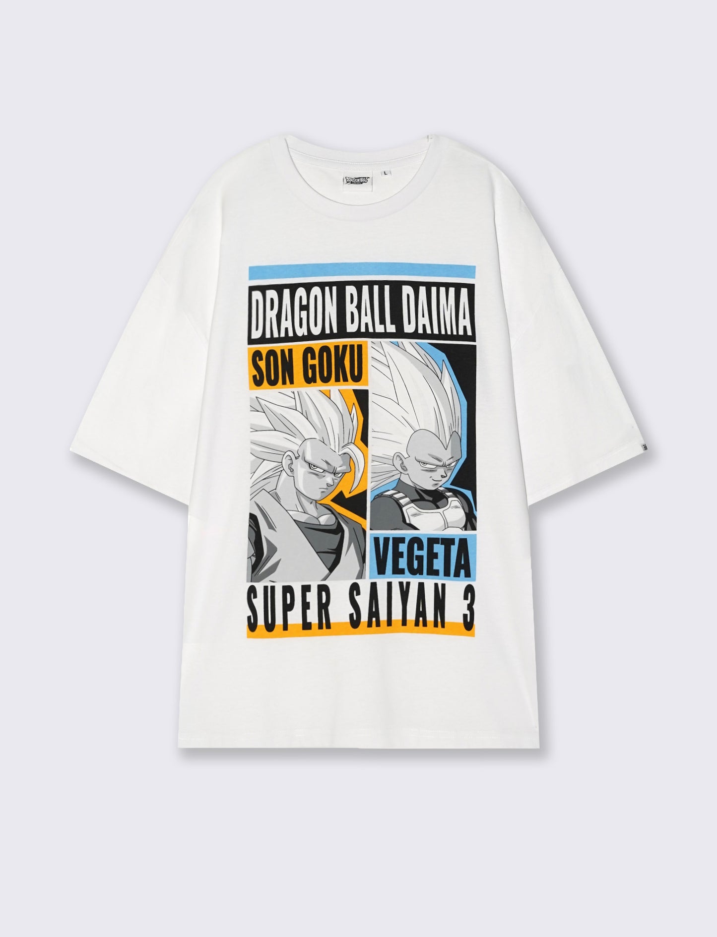 T-SHIRT STAMPA DRAGON BALL - Bianco