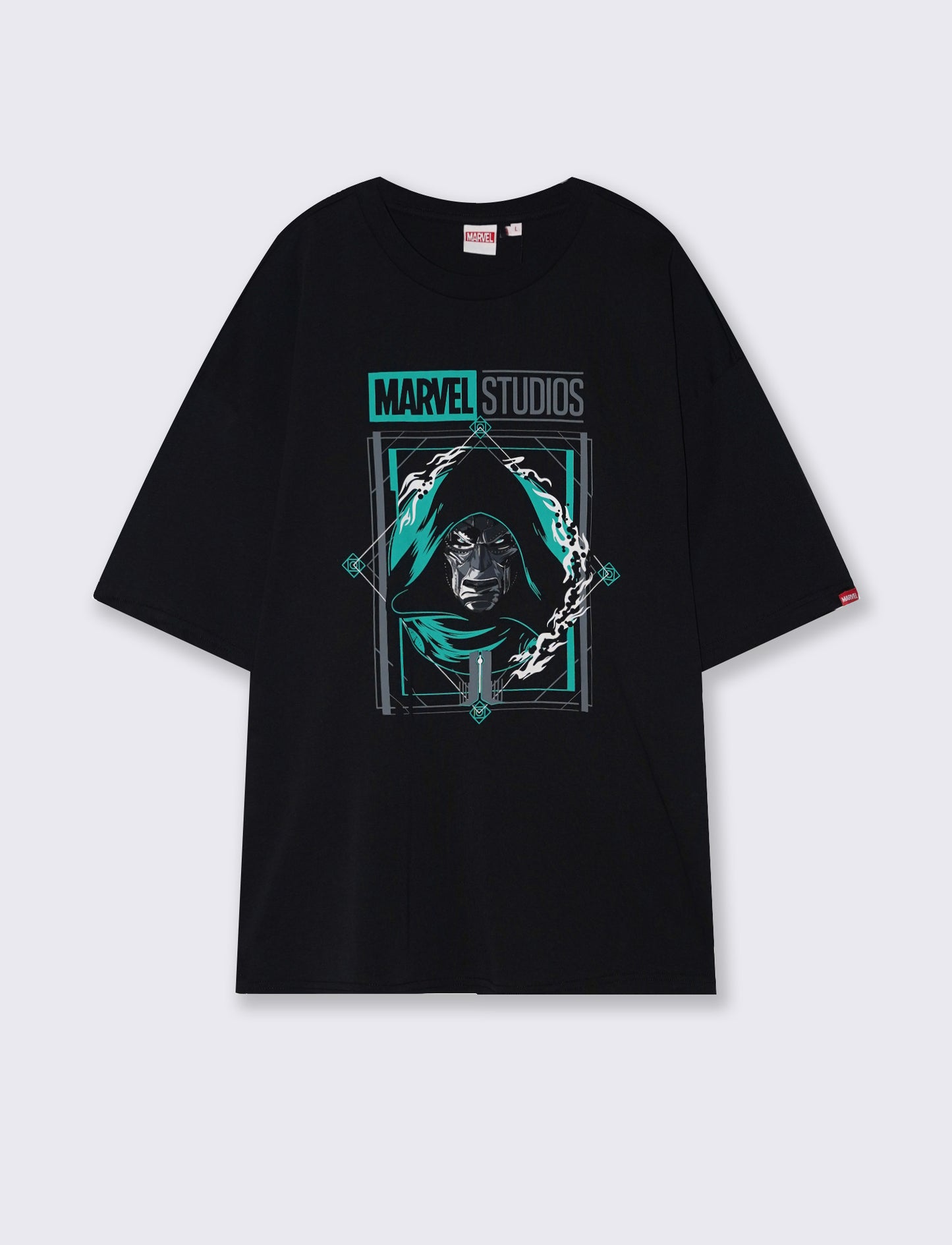 T-SHIRT STAMPA MARVEL - Nero