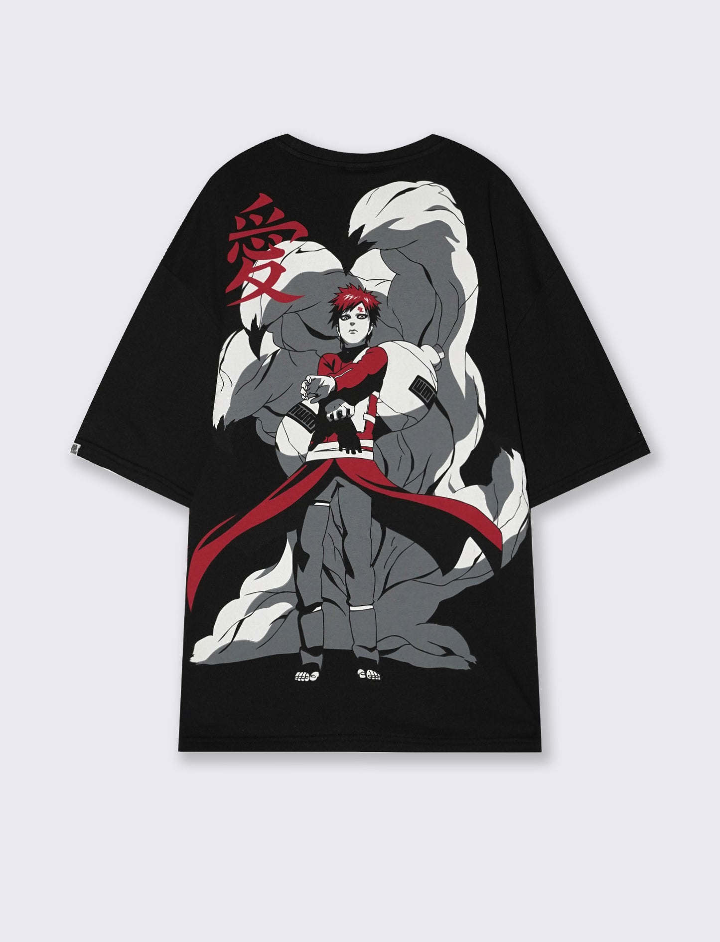 T-SHIRT STAMPA NARUTO - Nero