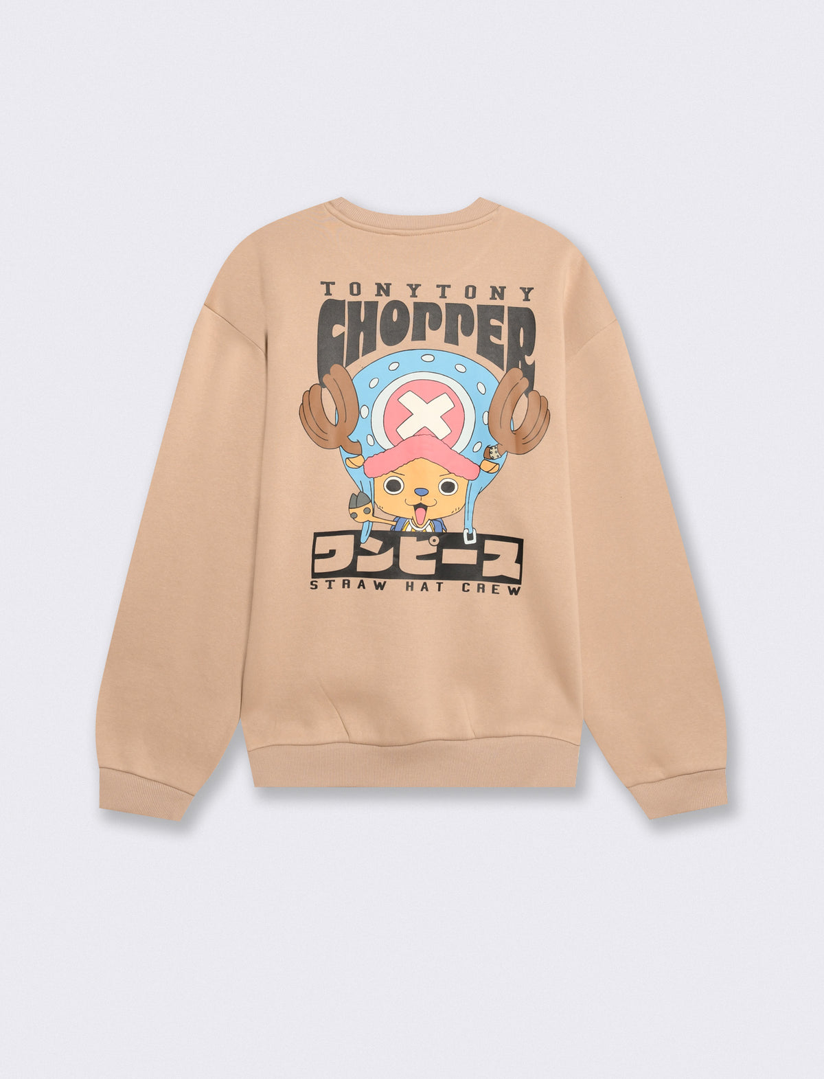 Felpa girocollo One Piece boxy fit - Beige