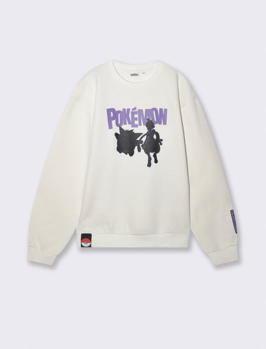 FELPA STAMPA POKEMON - Bianco