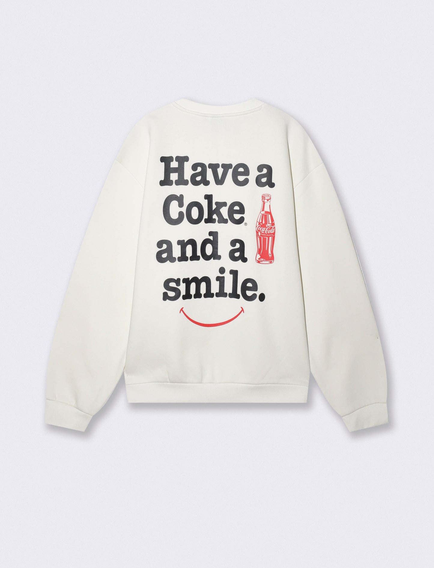 FELPA STAMPA COCA COLA - Bianco