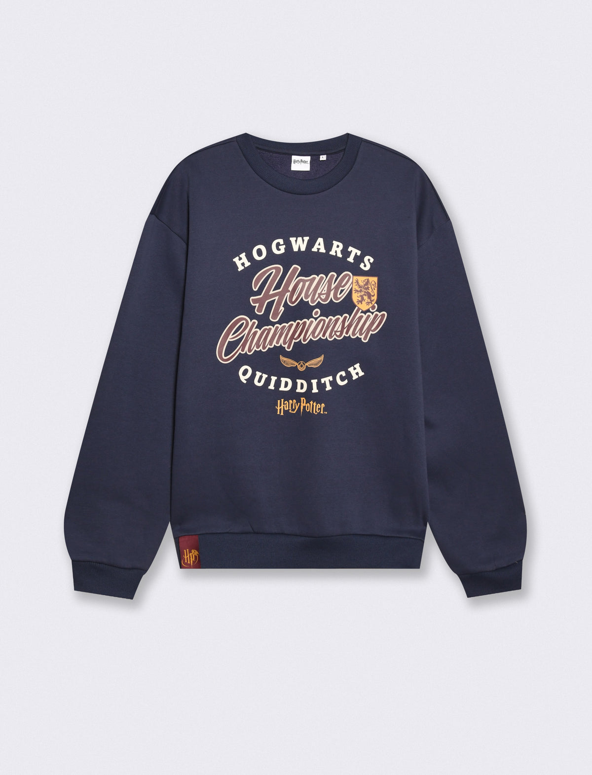 Felpa Harry Potter girocollo uomo boxy fit - Blu