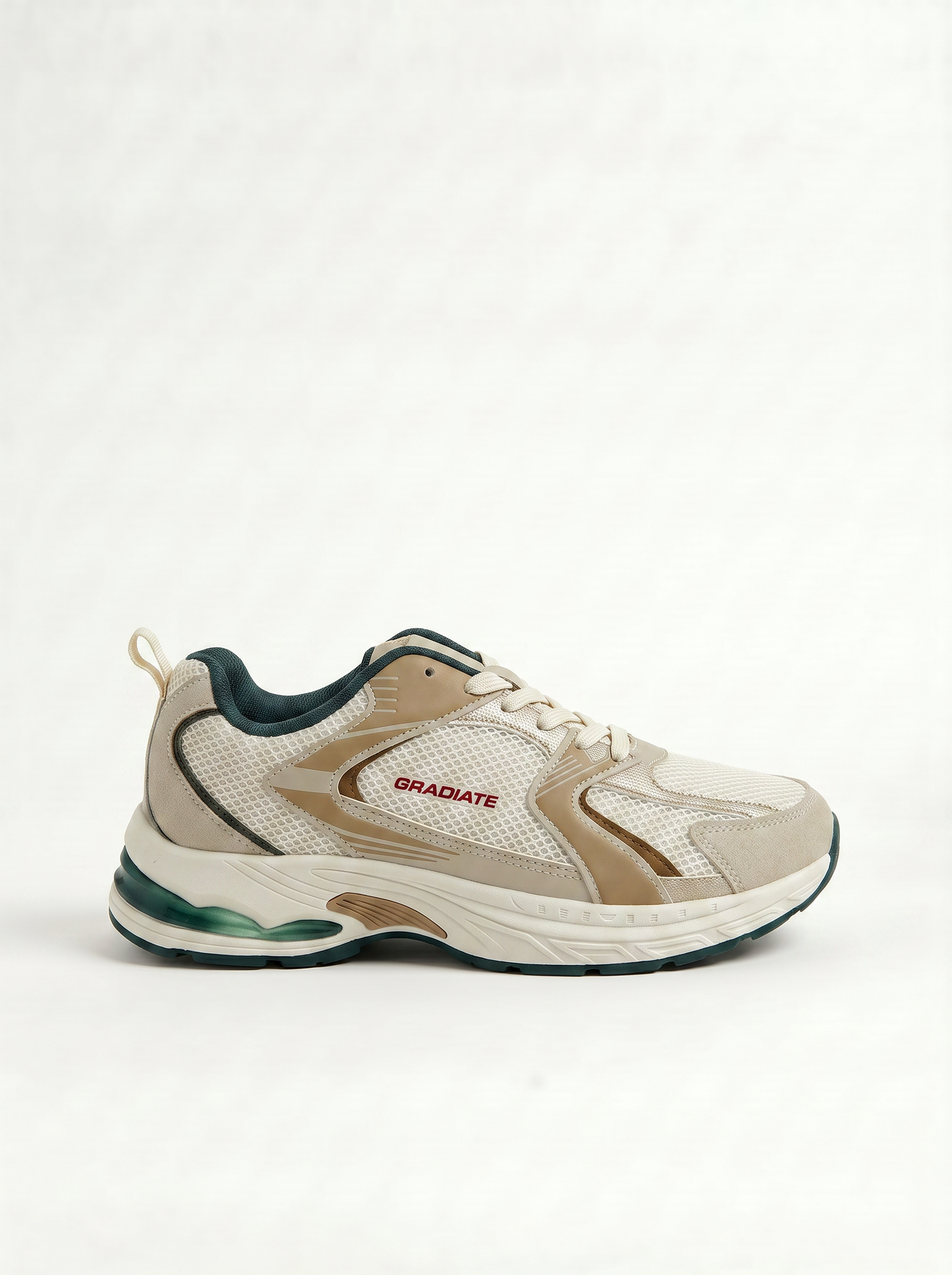 Sneakers in tessuto tecnico a contrasto - Beige