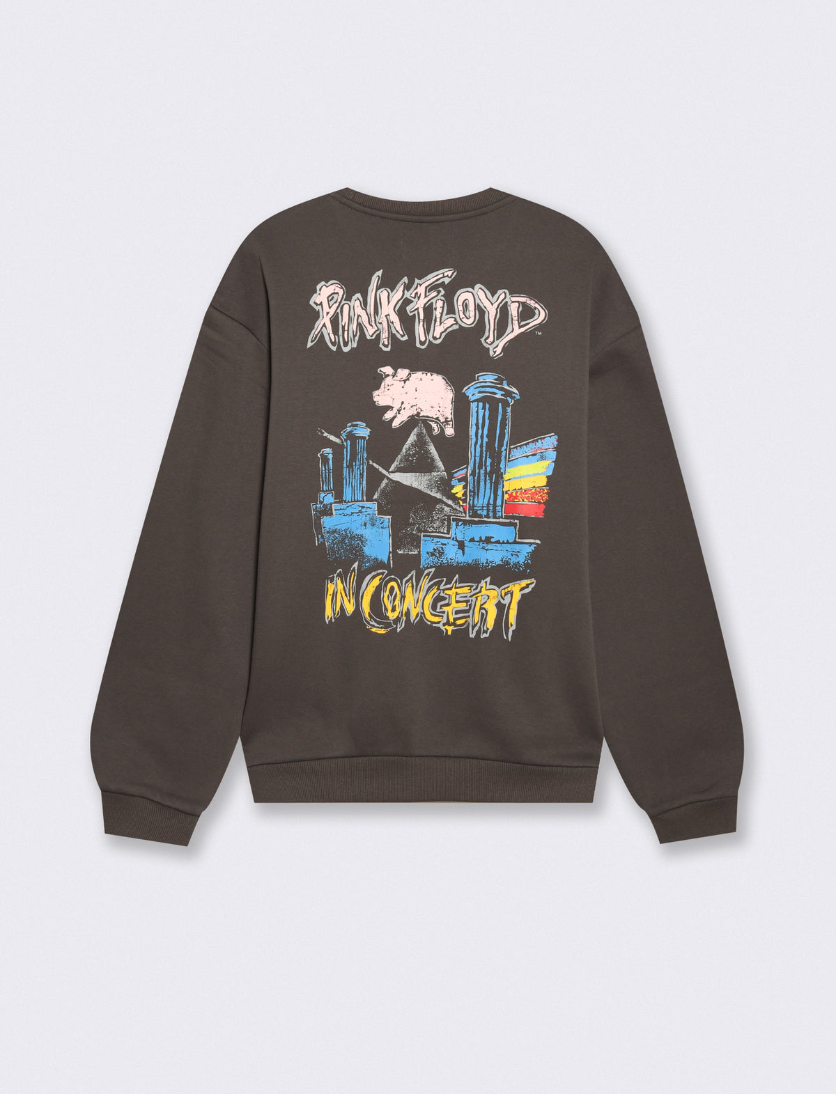 Felpa girocollo Pink Floyd uomo boxy fit - Grigio piombo