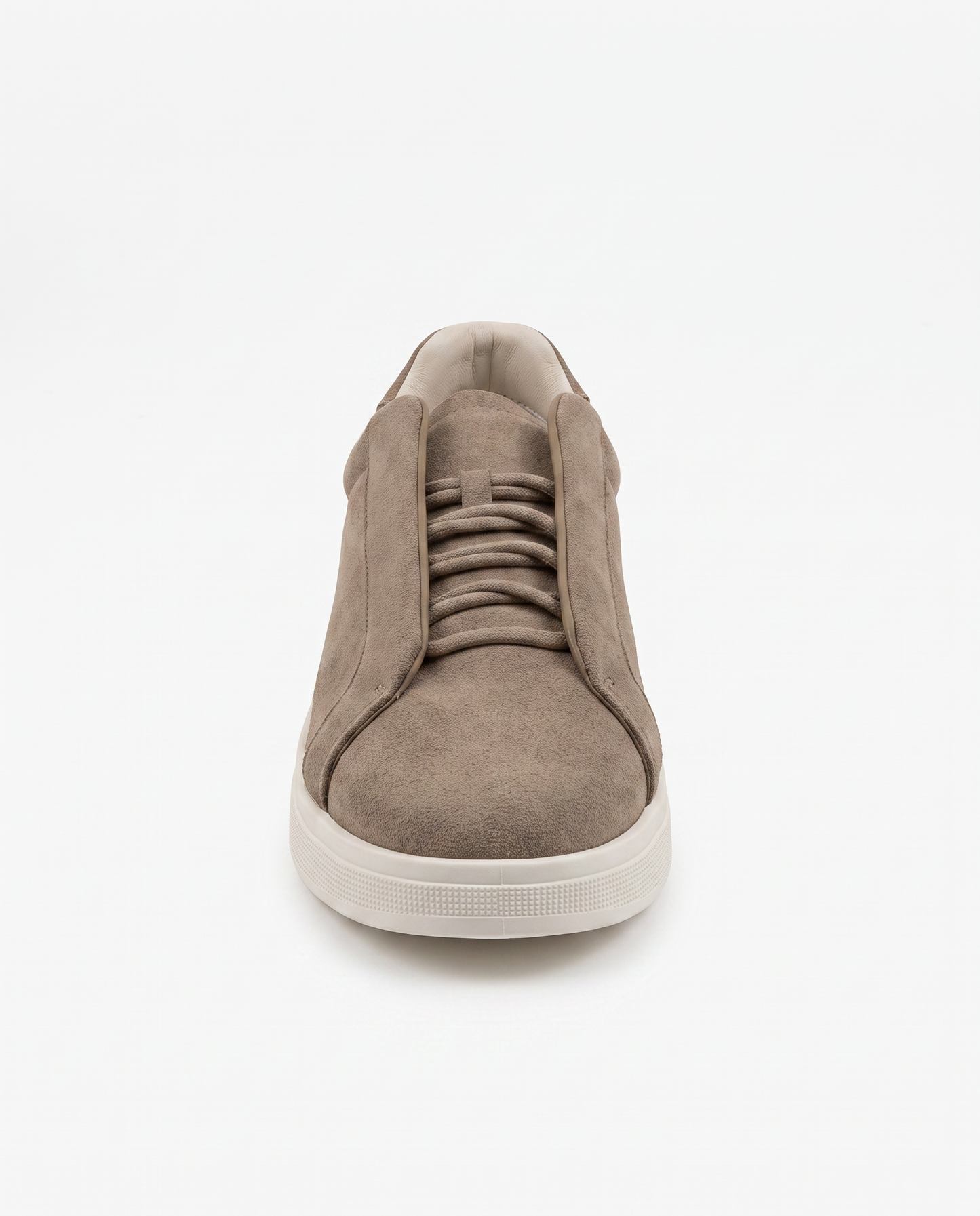 Sneakers con allacciatura nascosta uomo - Grigio tortora