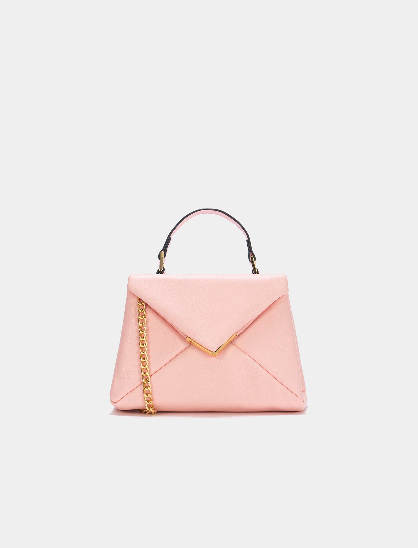 Pointed Flap Women's Bag 22X14X9 - Pink