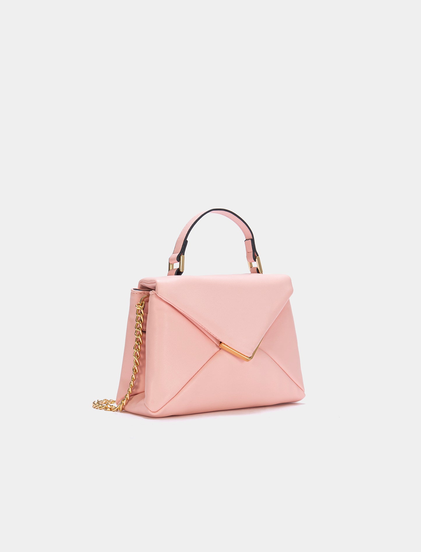 Pointed Flap Women's Bag 22X14X9 - Pink