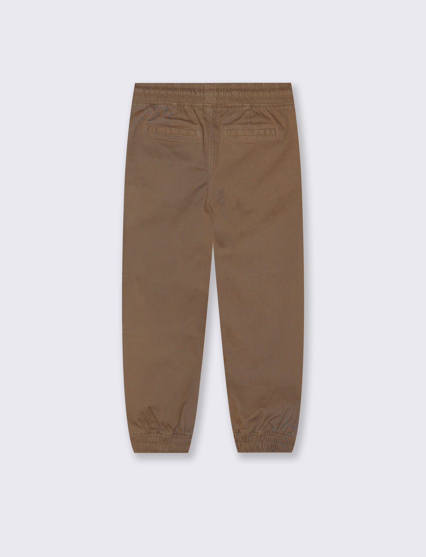 Pantaloni jogger in twill di cotone - Marrone chiaro