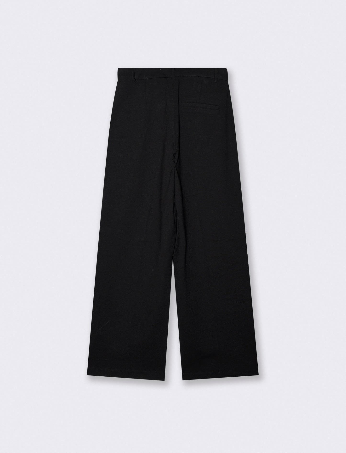 Pantalone wide leg high waist classico - Nero