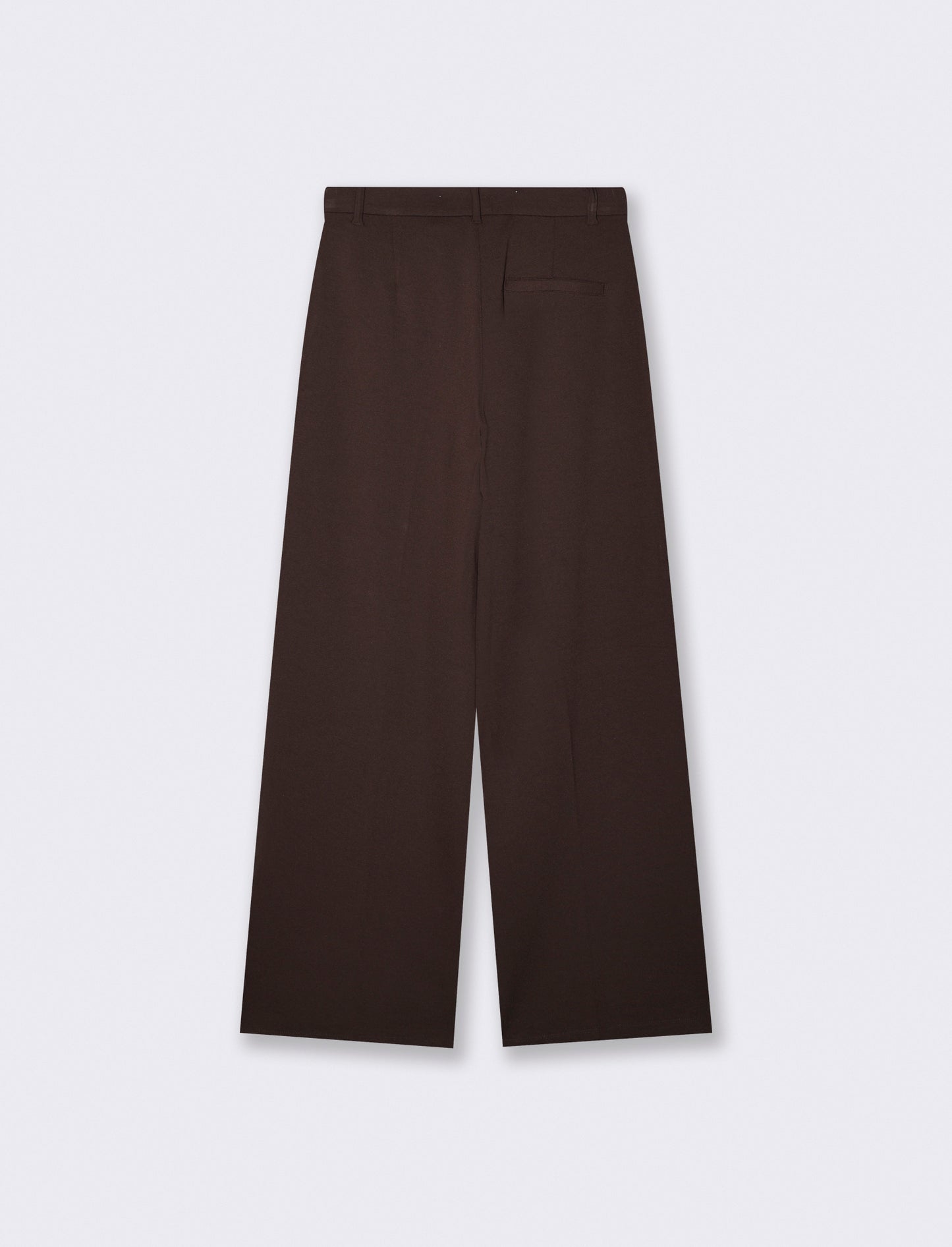 Pantalone wide leg high waist classico - Moro