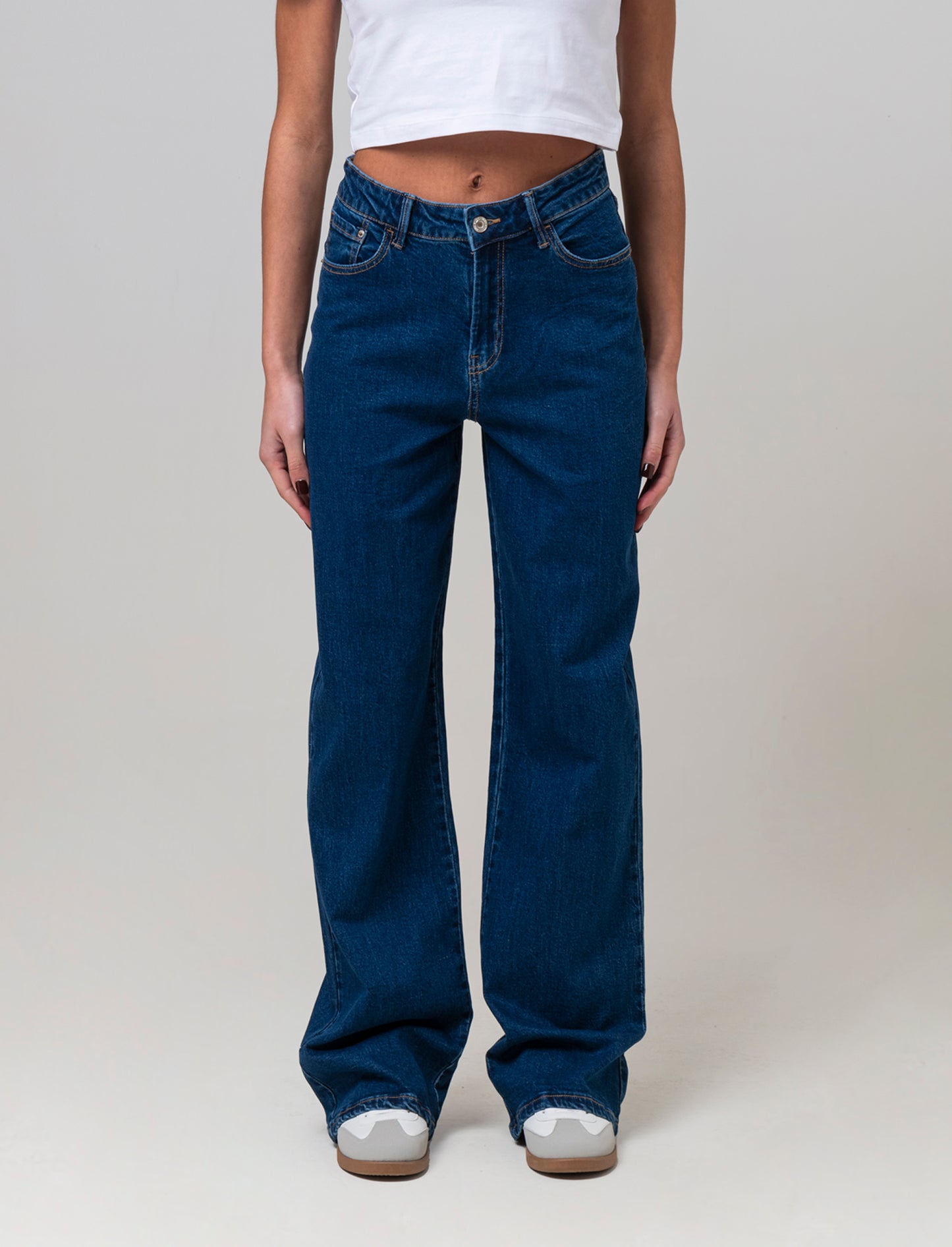 Jeans basico 5 tasche da donna - Denim chiaro