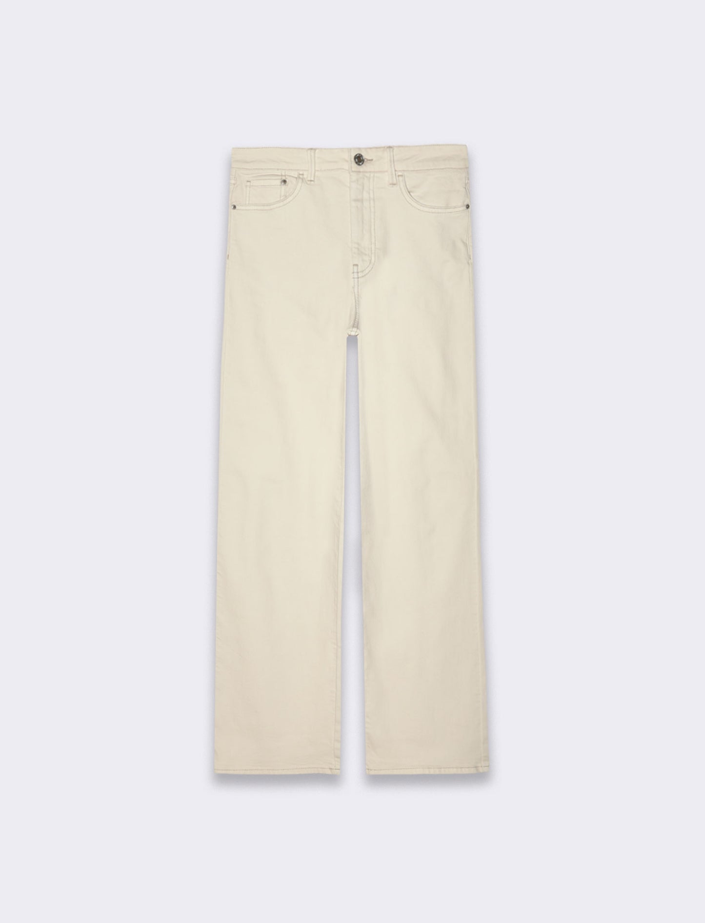 Woman's basic 5 pocket jeans - Beige