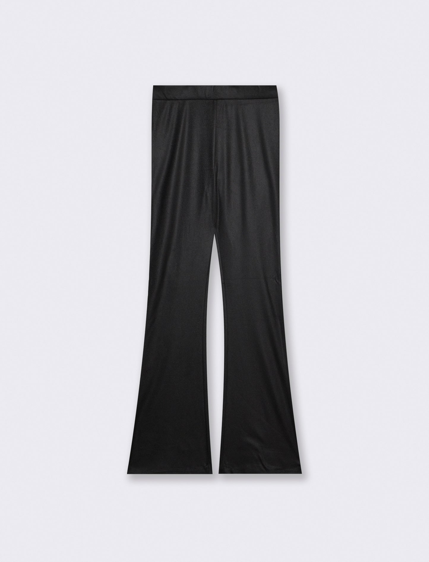 Comfortable and Practical Trousers with Elastic Waistband - Black