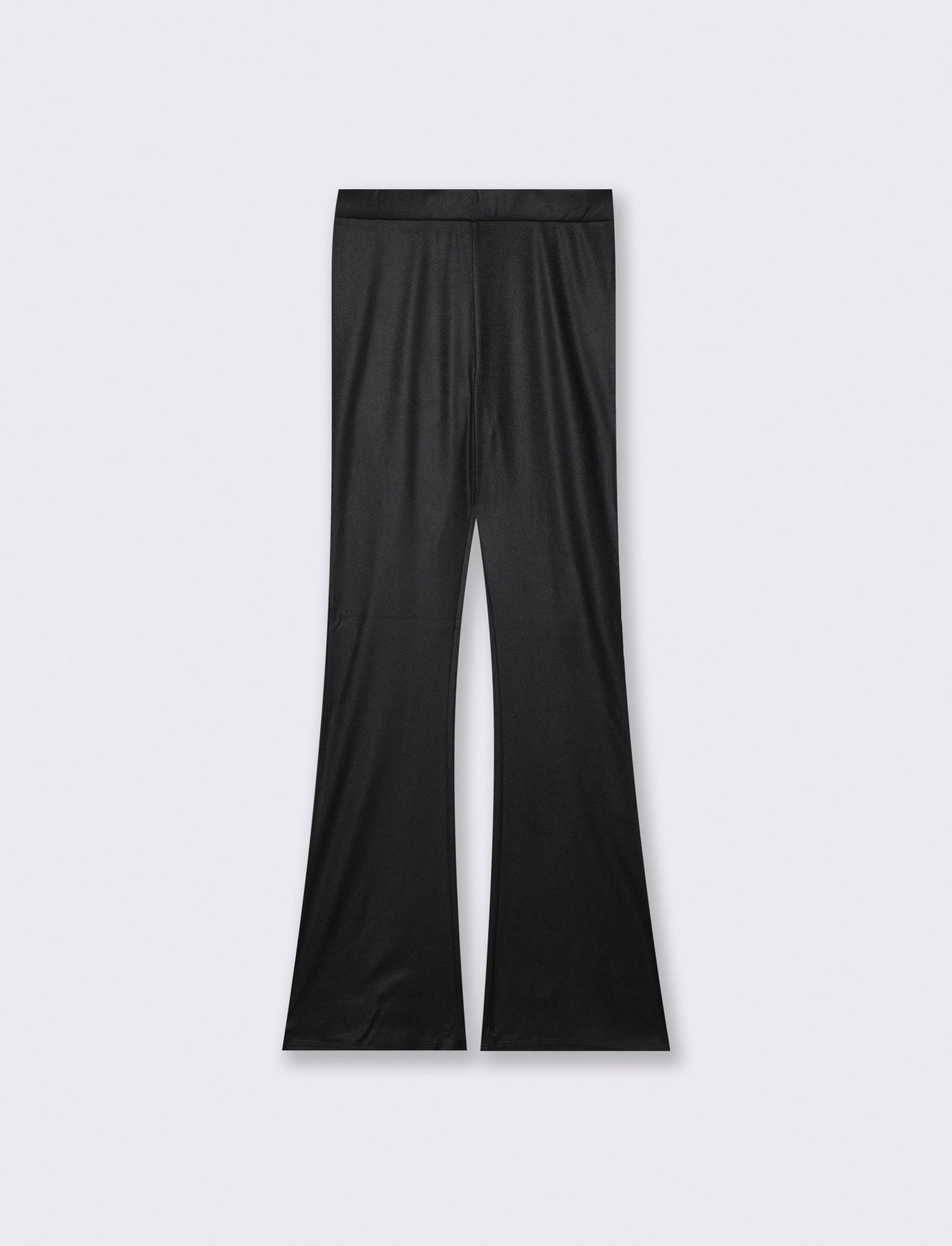 Comfortable and Practical Trousers with Elastic Waistband - Black