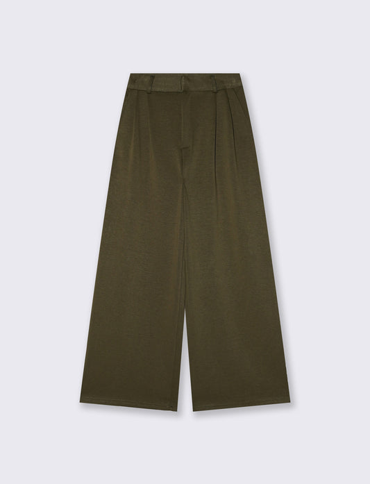 Pantalone palazzo con pinces e tasche - Ve.milit.