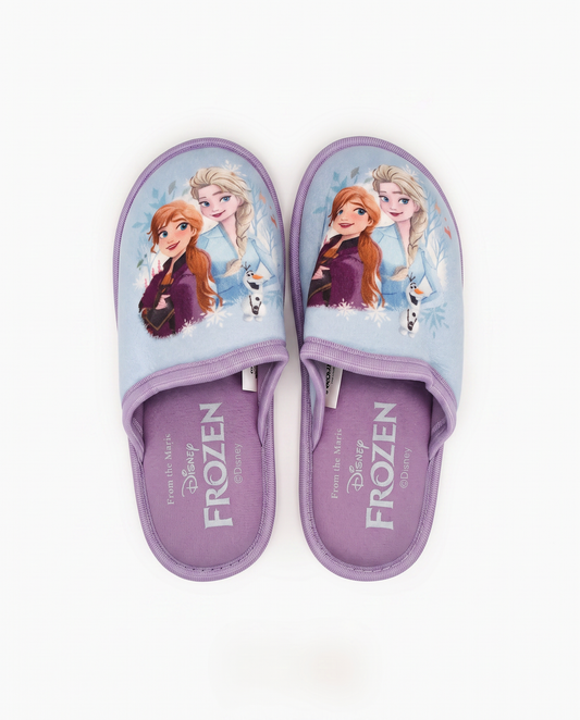 Pantofola Frozen in tessuto lilla - Lilla