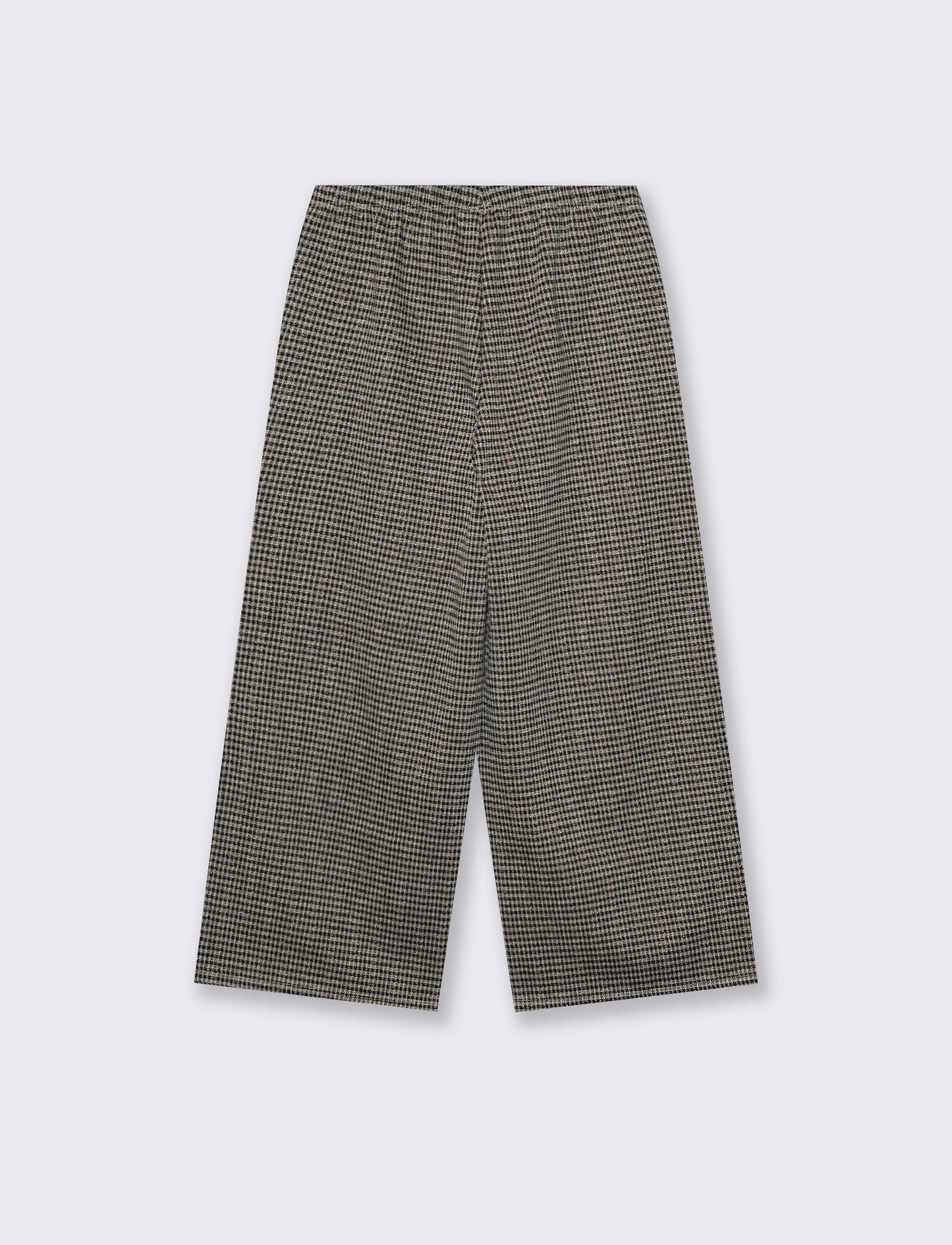 Wide Leg Stretch Pants - Beige