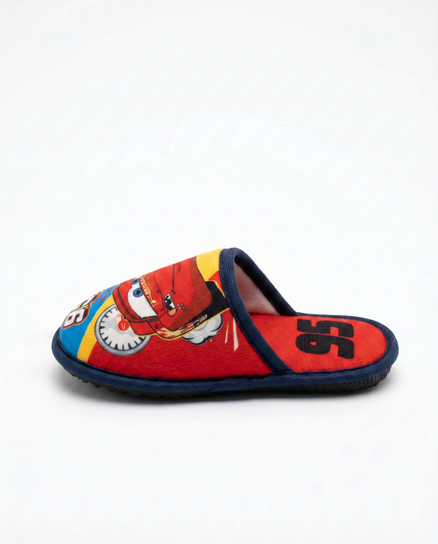 Pantofola Cars in tessuto blu per bambini - Blu