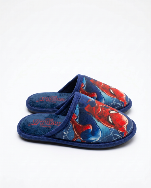 Blue Spiderman Slippers for Kids - Blue