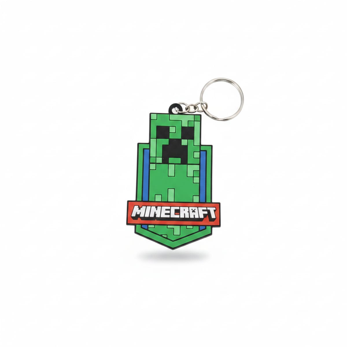 Portachiavi gommato di Minecraft - Multicolore