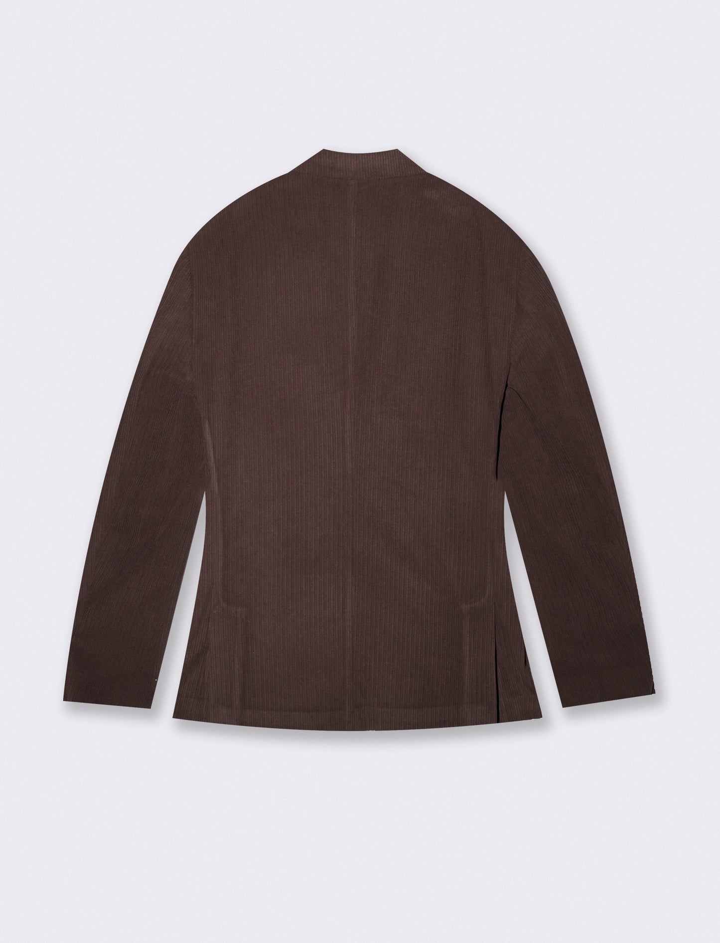 Blazer in velluto costa rocciatore formal fit - Moro