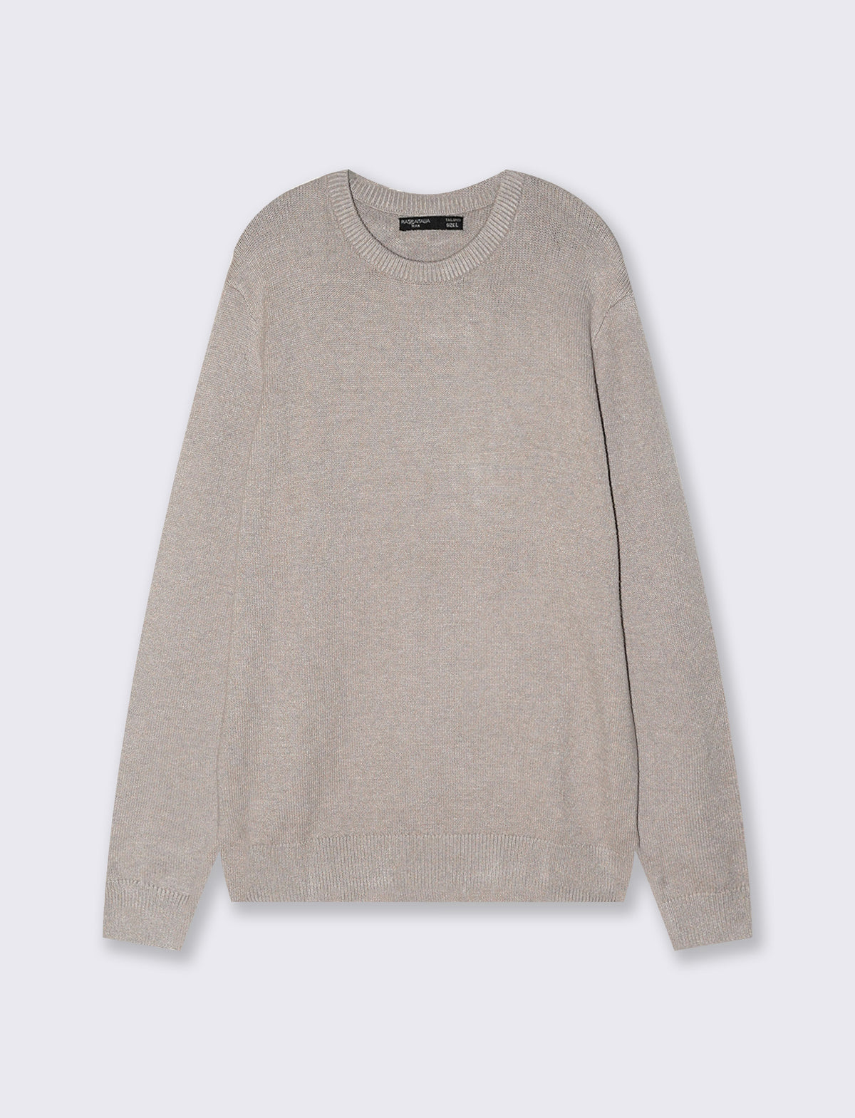 Premium Yarn Crew Neck Sweater - Grey