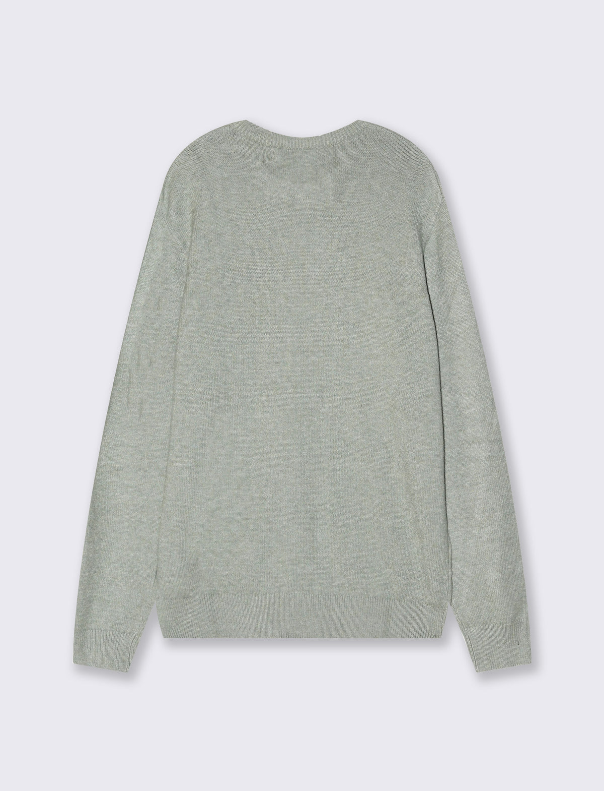 Premium Yarn Crew Neck Sweater - Green