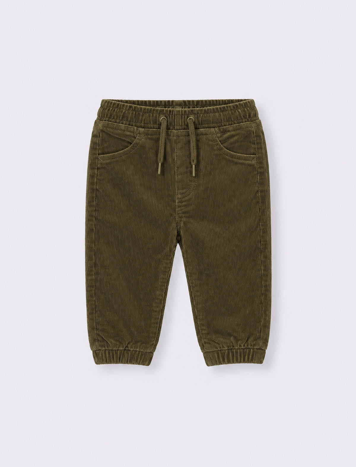 Casual corduroy pants - Green