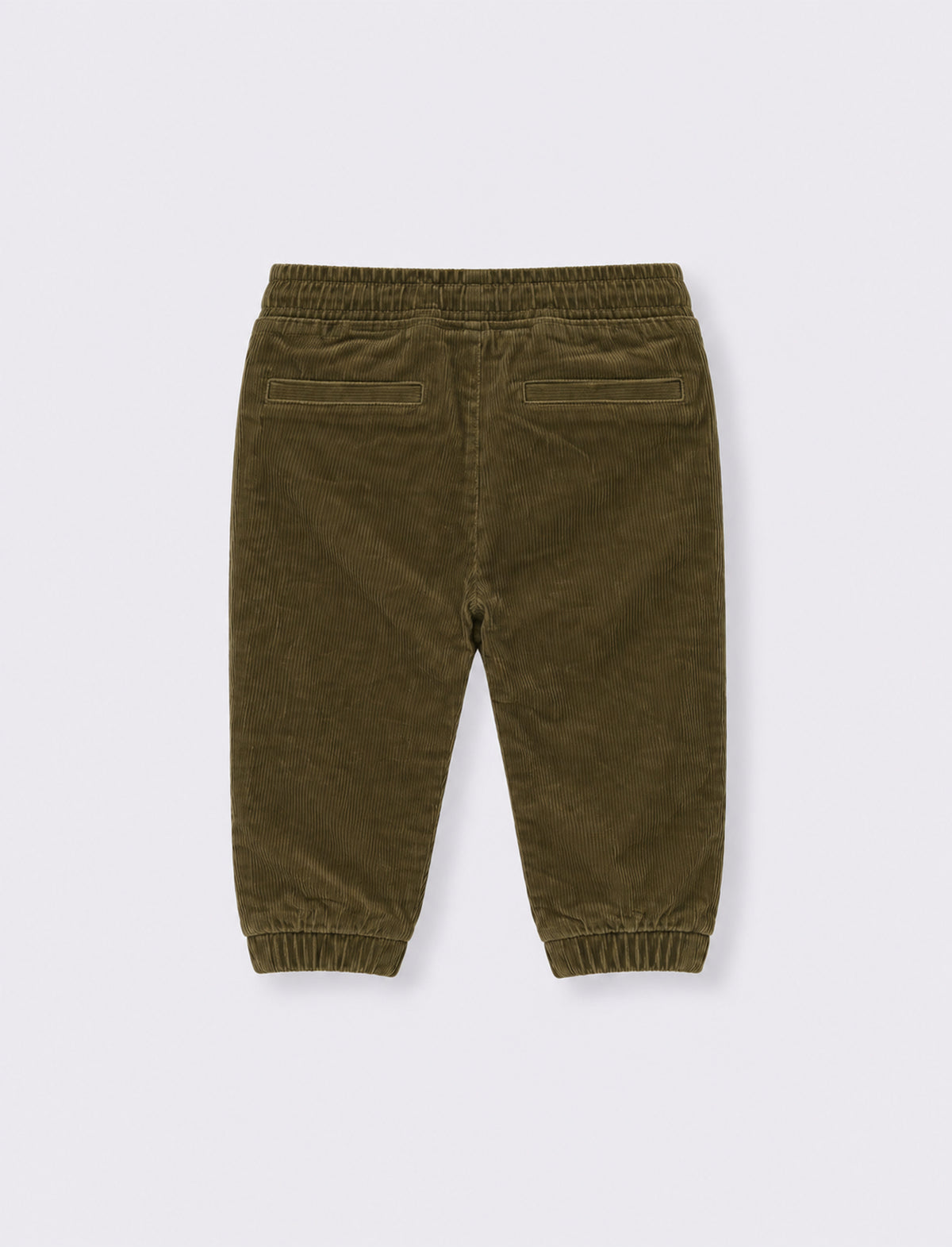 Casual corduroy pants - Green