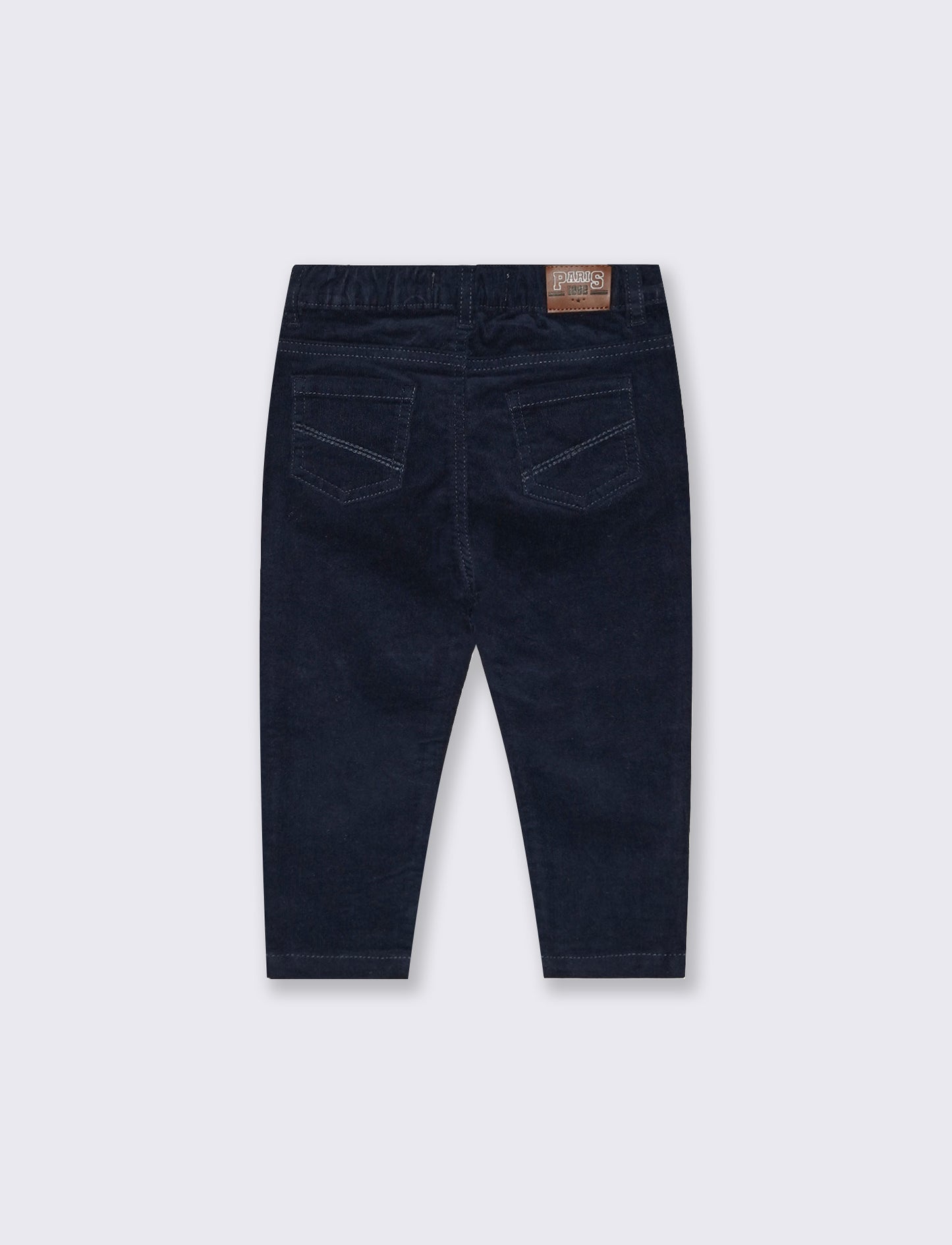 Pantaloni a costine in velluto casual - Blu