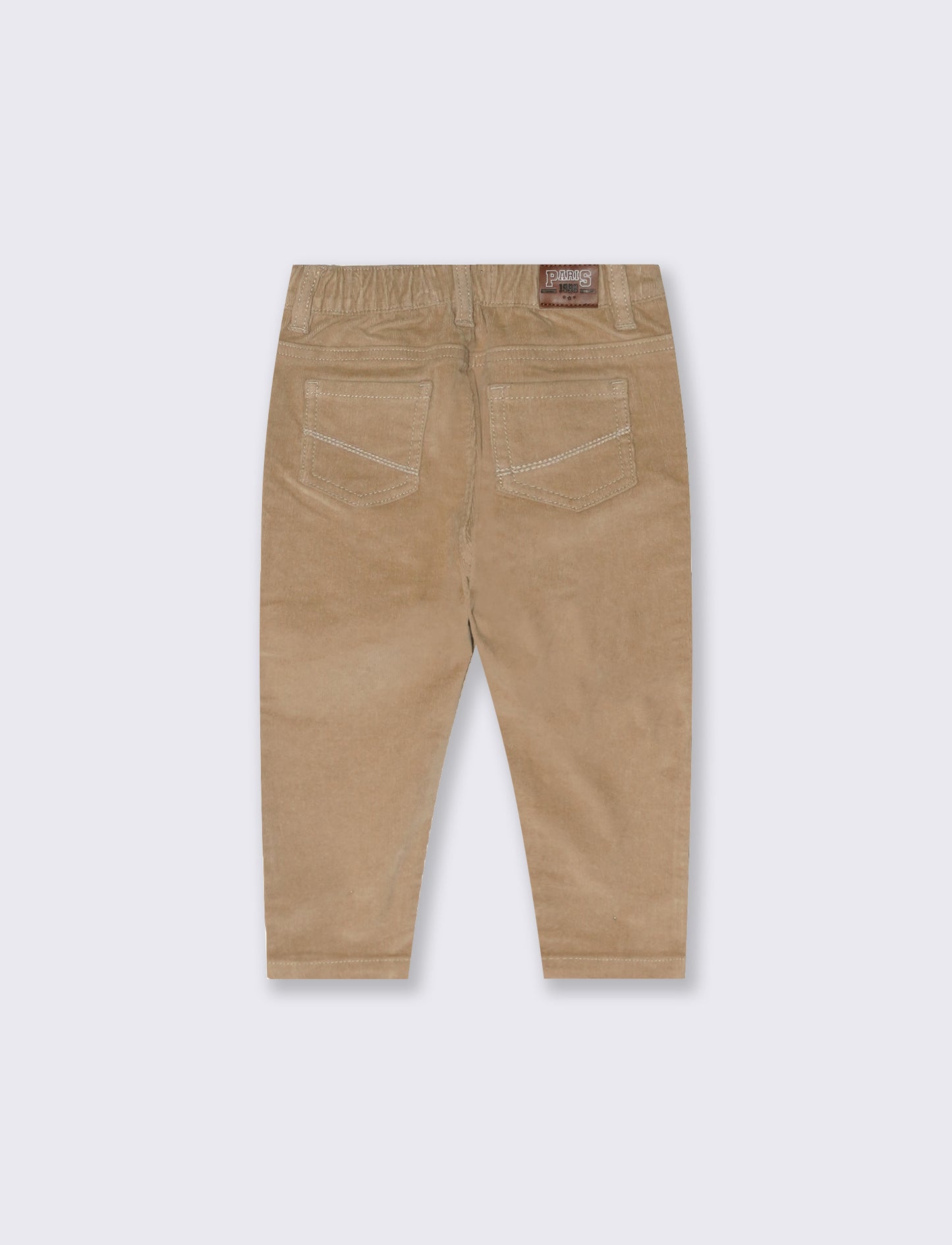 Pantaloni a costine in velluto casual - Beige