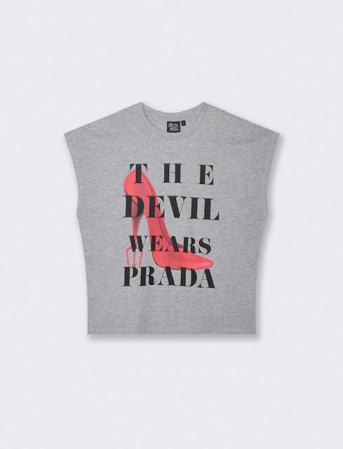 T-shirt The Devil Wears Prada Crew Neck - Grey