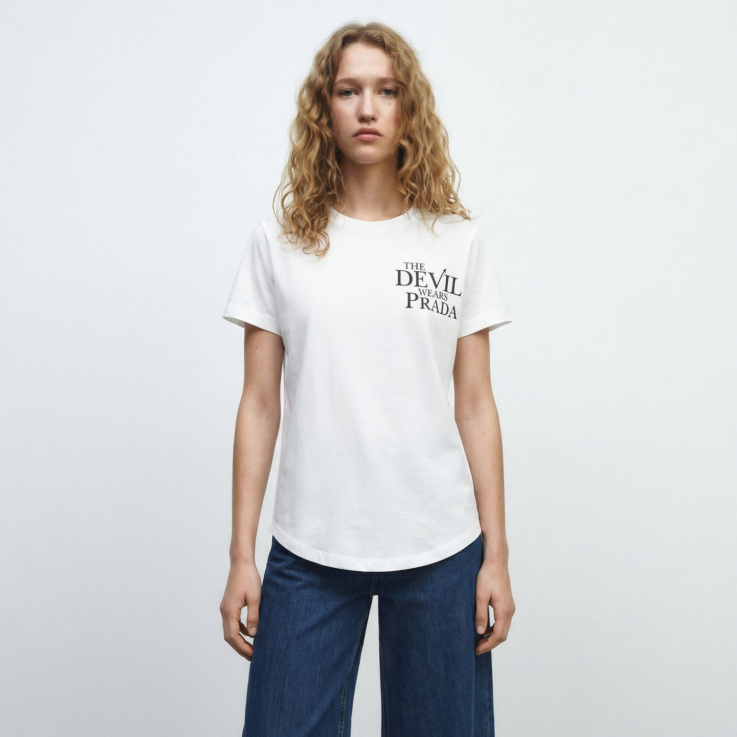 T-shirt Il Diavolo veste Prada - Bianco