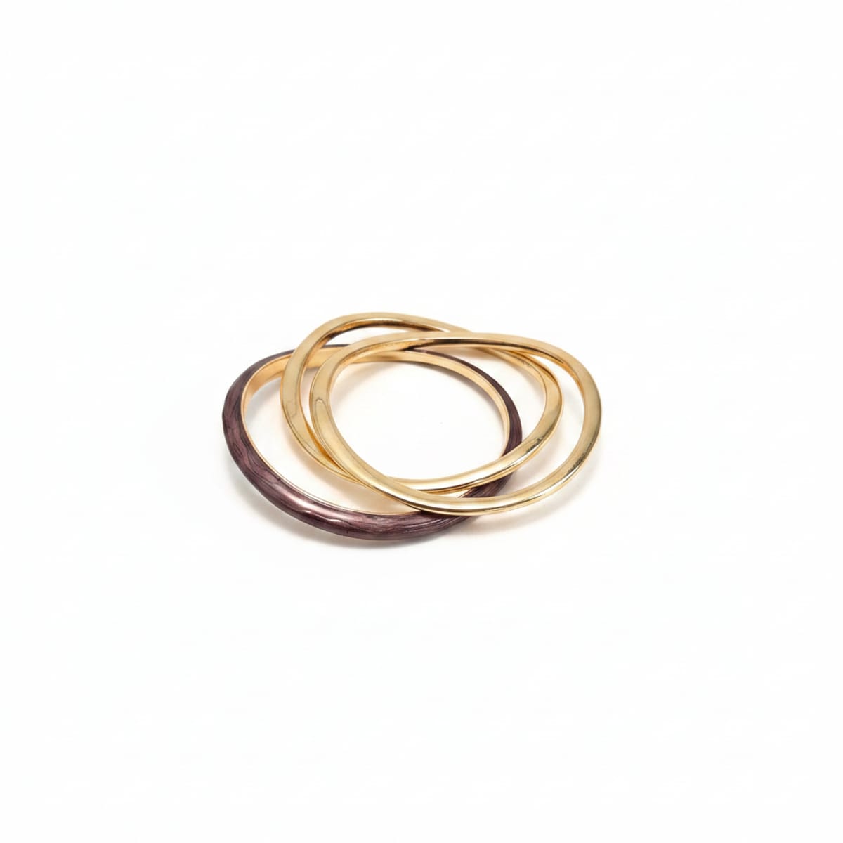 Bracciali rigidi: 3 smaltati per te - Viola