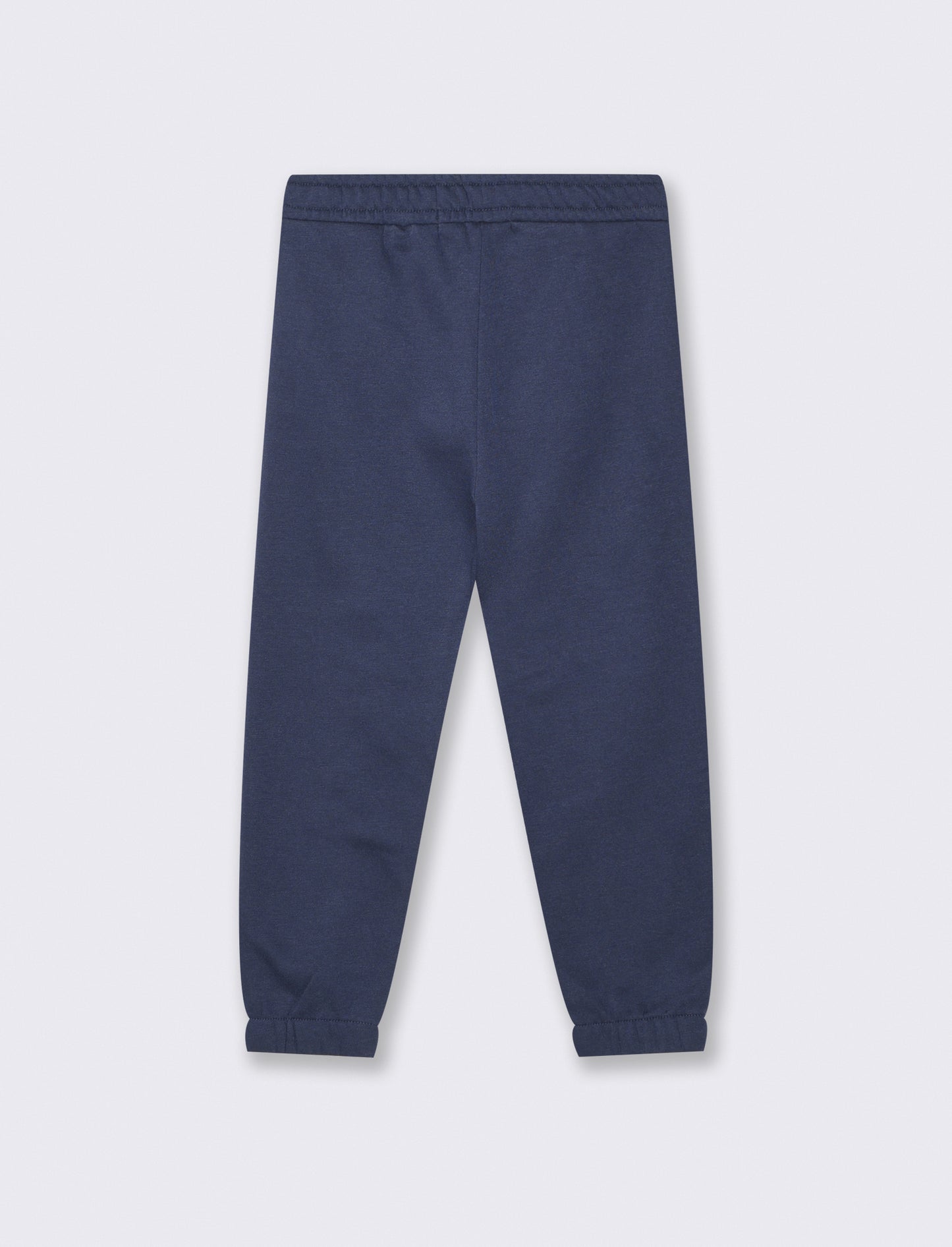 Jogger Garzato in Felpa Misto Cotone - Blu