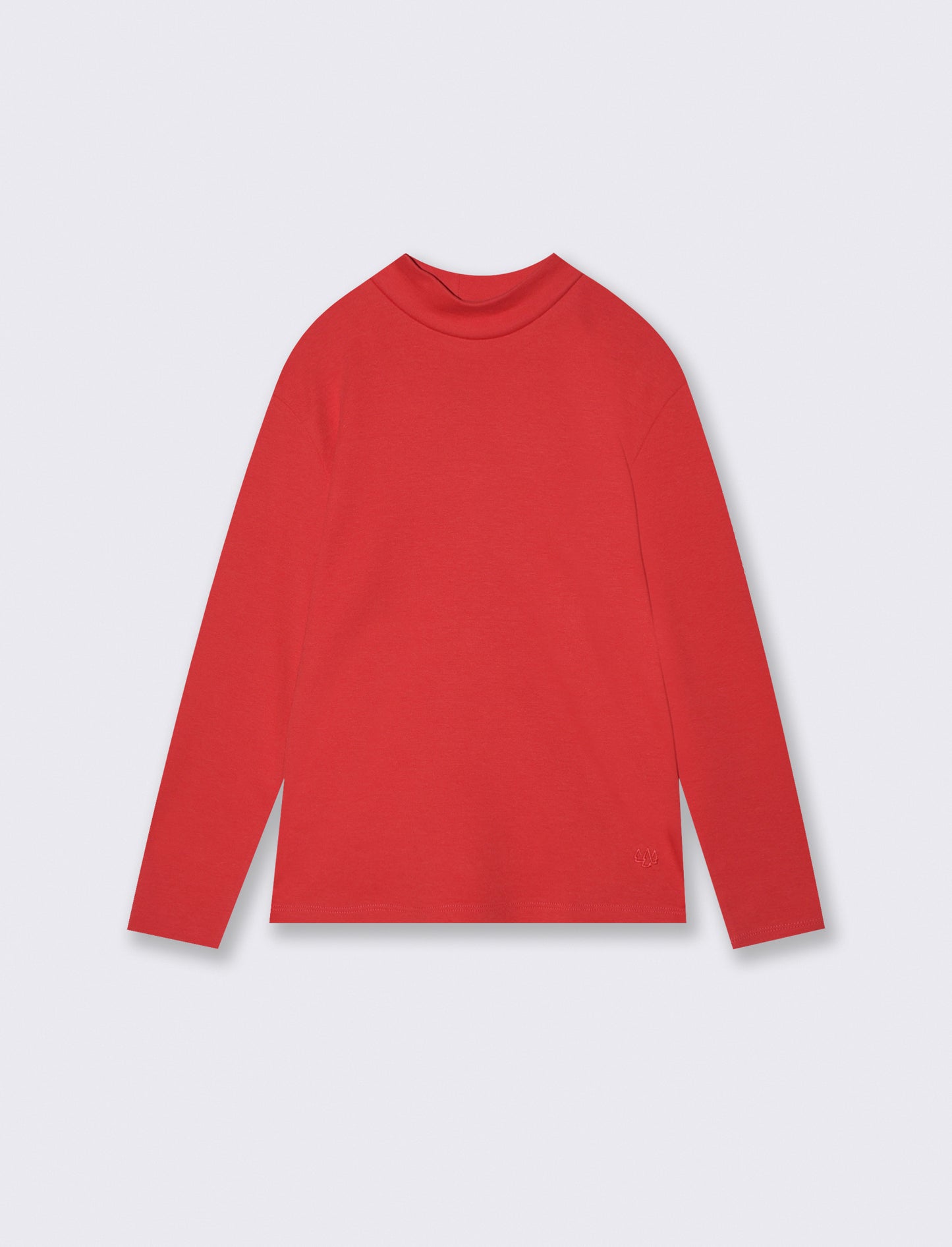 T-shirt caldo cotone maniche lunghe - Rosso