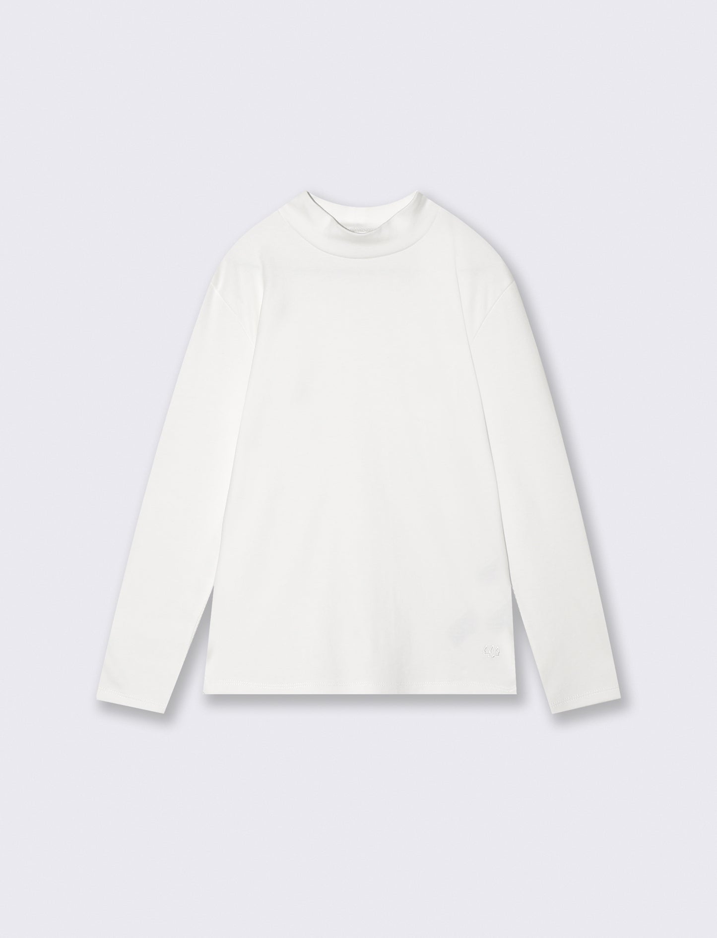 T-shirt caldo cotone maniche lunghe - Bianco latte