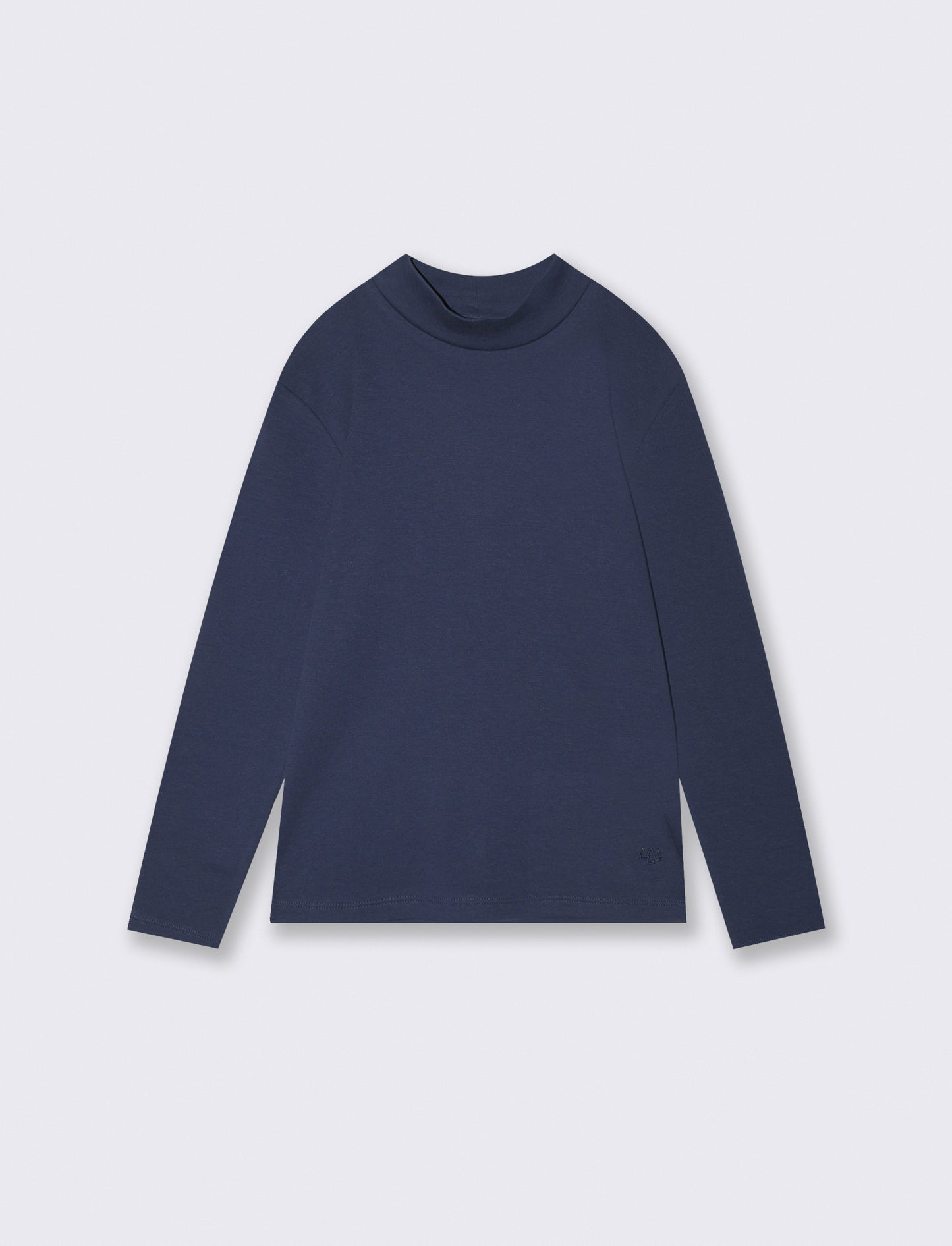 Long Sleeve Cotton T-Shirt - Blue