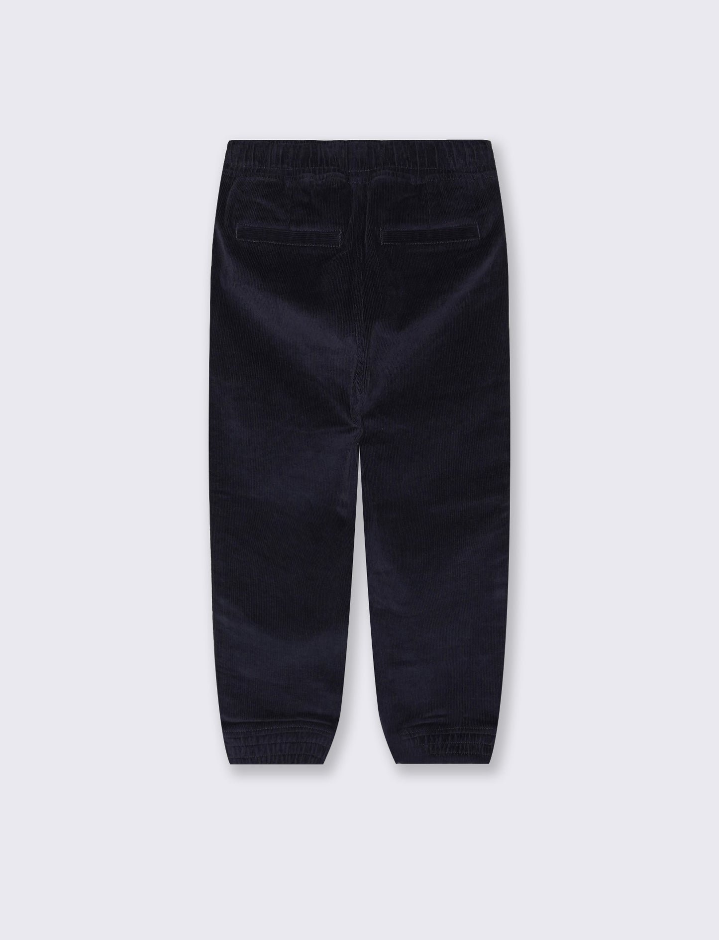 Jogger in velluto a coste per l'inverno - Blu