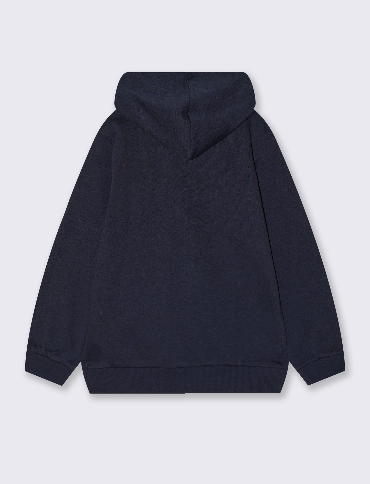 Felpa con cappuccio apribile e marsupio - Blu
