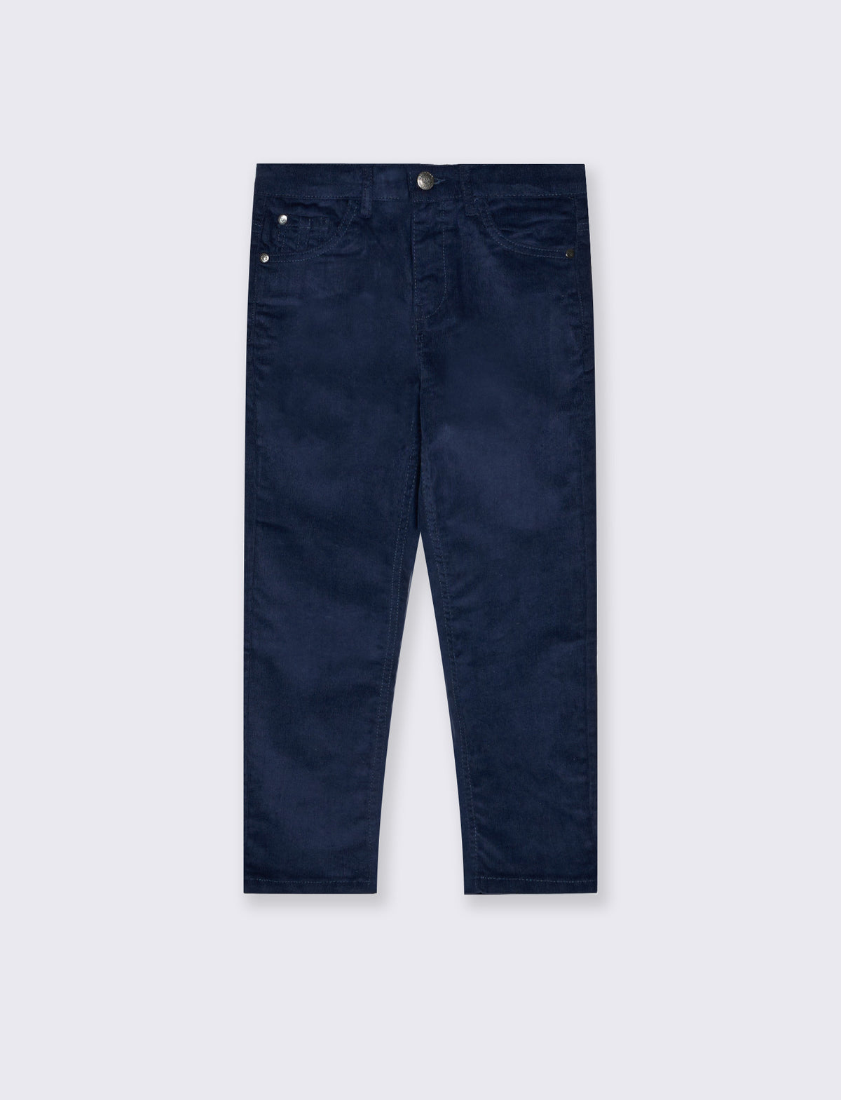 Corduroy 5-pocket pants - Blue