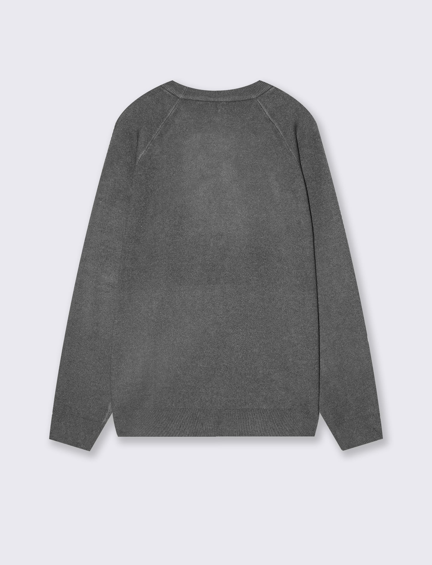 Crew neck sweatshirt with embroidery - Grey