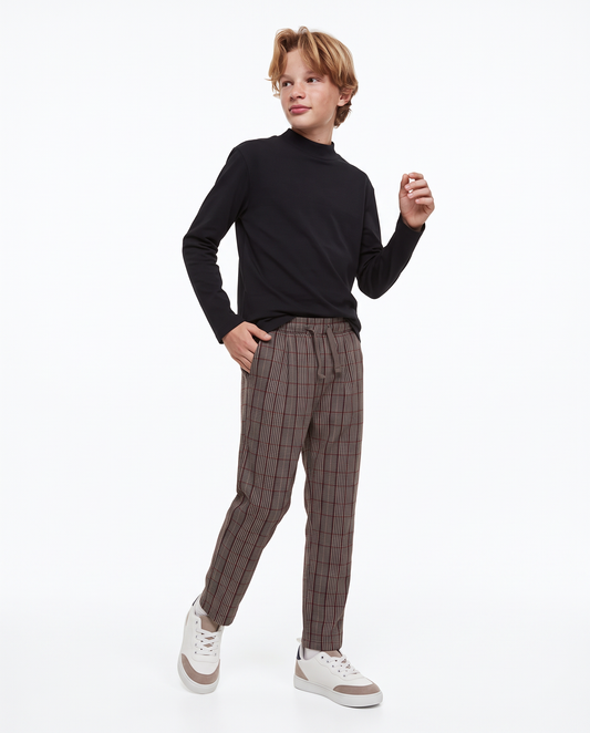 Flannel Joggers for Leisure - Pattern