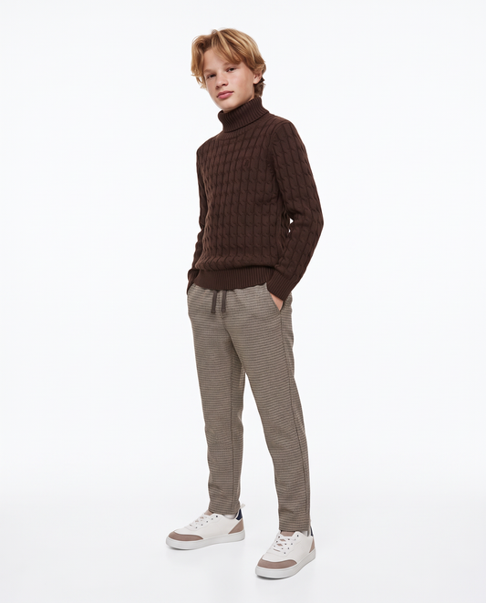 Flannel Joggers for Leisure - Pattern