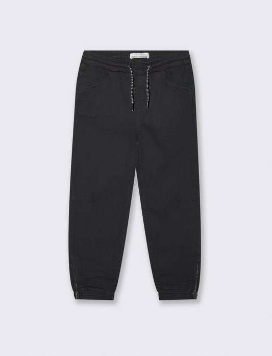 Pantaloni jogger in cotone cool e dinamici - Nero