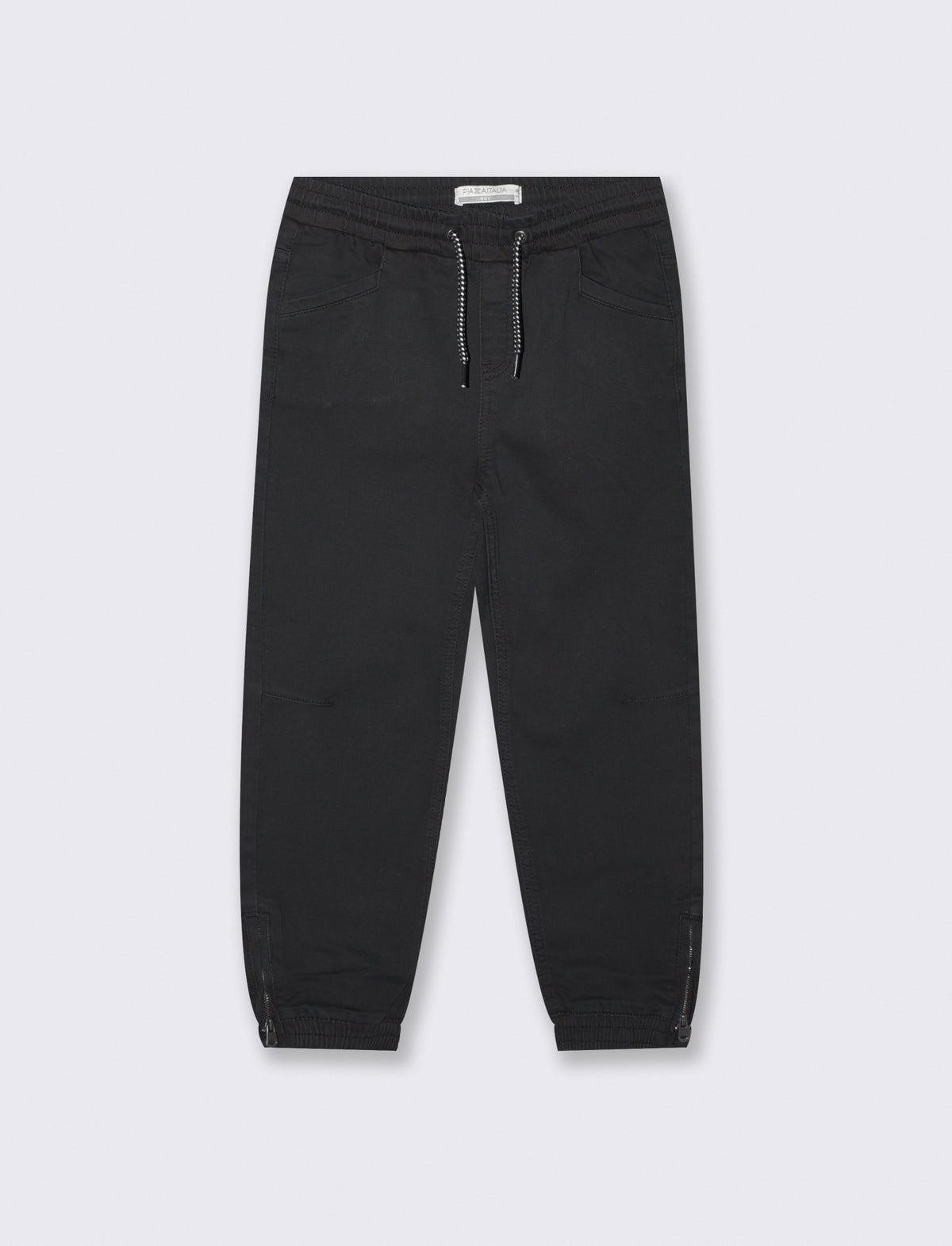 Cool and Dynamic Cotton Jogger Pants - Black
