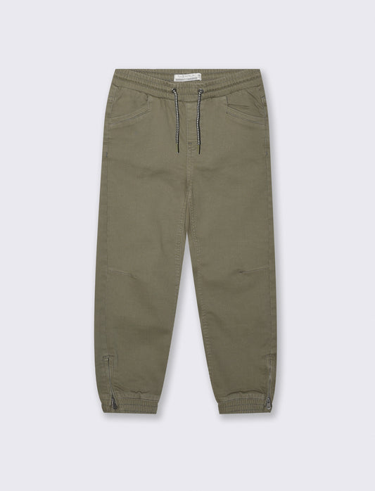 Pantaloni jogger in cotone cool e dinamici - Verde militare